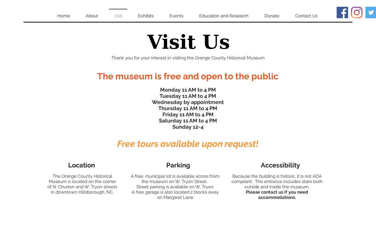 Carrboro city directory research at the Orange County Historical Museum