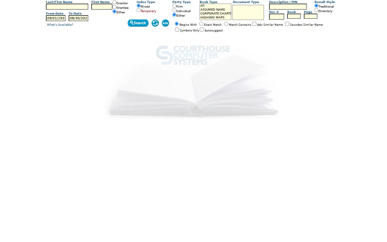 Carrboro street directory Orange County deed index search fields